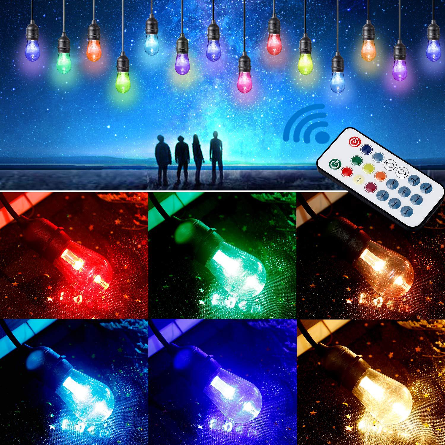 والمصابيح RGB للتحكم عن بعد، LED، وهو جهاز للتحكم عن بعد من طراز RGB في الهواء الطلق، مزود بساحة مصابيح التحكم عن بعد بثمانية ألوان Specification image
