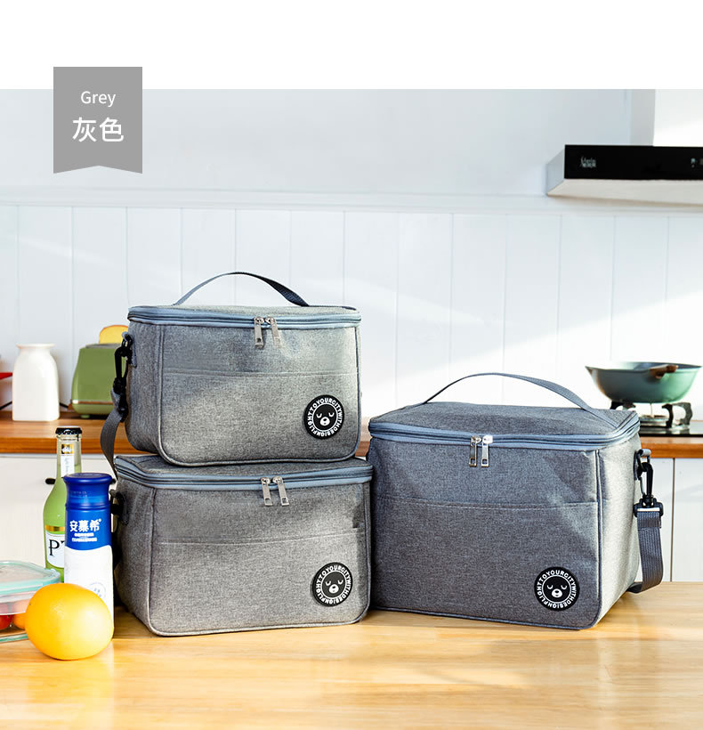 便当手提保温袋方形铝箔加厚大容量学生上班族野餐包饭盒收纳防尘日用百货详情12