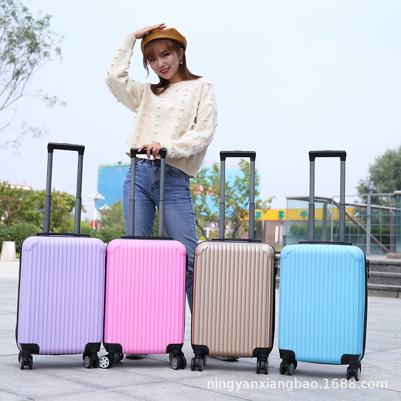 Wholesale Gift Trolley Box 20 Inch Children's Luggage Can Print Logo Password Boarding Luggage Cardan Wheel Suitcase details Picture