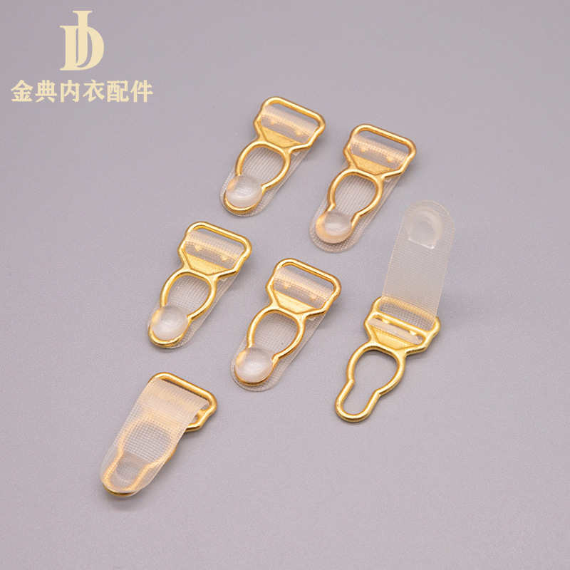 Golden Classic silk sock buckles, adult underwear accessories, hanging sock buckles, alloy gourd buckles, metal sock buckles are available in large quantities in stock details Picture