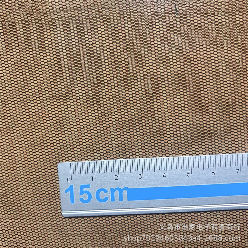 30A full polyester gauze skirt hexagonal mesh fabric, 40D mosquito net fabric, soft mesh fabric, polyester baby stroller mask special stock base fabric Specification image