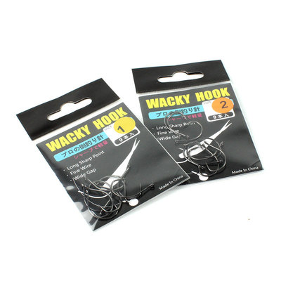 路亚饵单钩 软虫倒钓钩 wacky软饵鱼钩详情图5