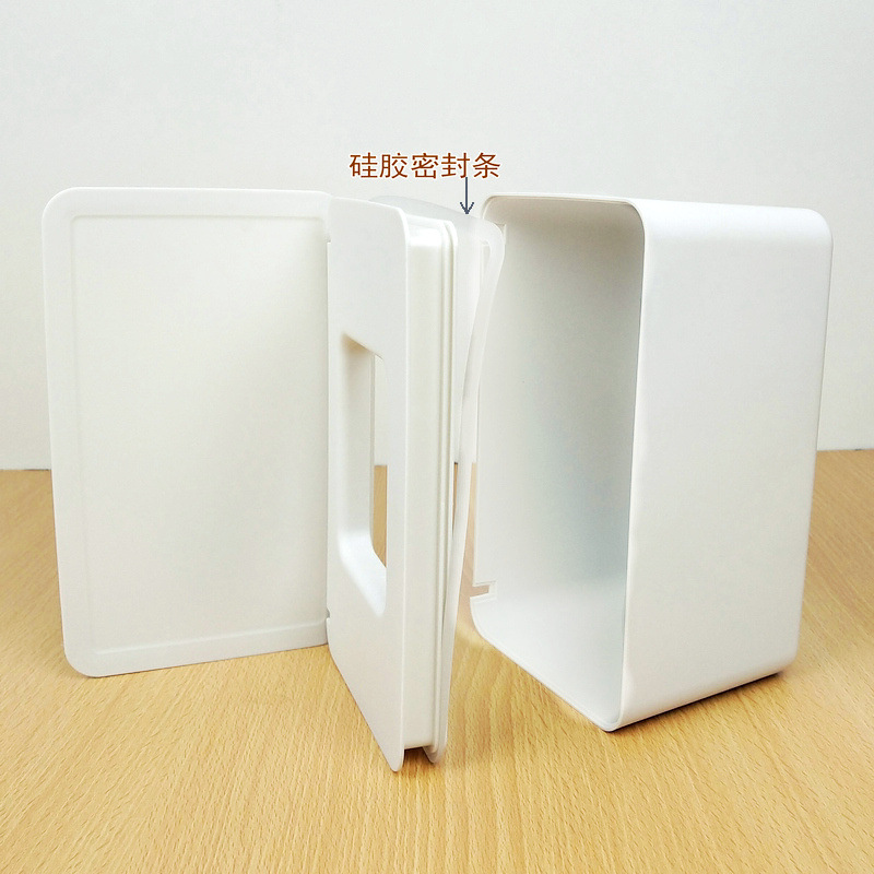 In-stock wet wipe boxes with LIDS, tissue boxes, mask boxes, storage boxes, household dust-proof desktop sealed wet wipe boxes Specification image