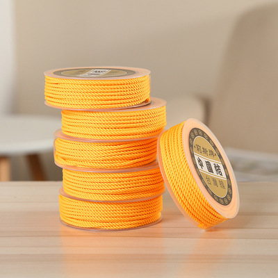 6 M/Roll 3 Mm Braided Milan Rope China Knot Wire Rope Diy Sachet Bracelet Braided Rope details Picture