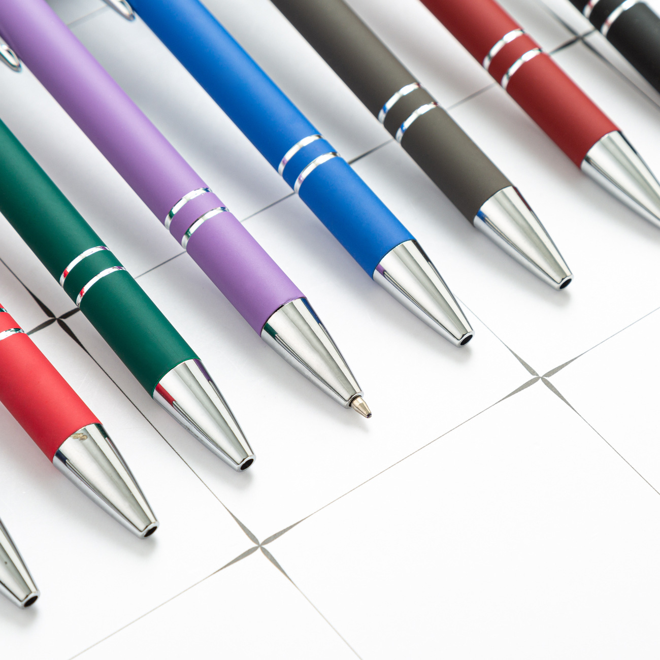 Factory wholesale of metal press pens, aluminum rod pens, capacitive touch ballpoint pens, handwriting touch pens, and LOGO printing Specification image
