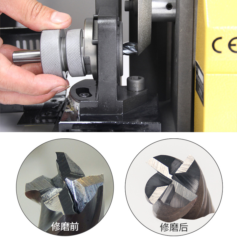 American And Japanese Milling Cutter Grinding Machine Grinding Machine Tungsten Steel Milling Machine Small Trimming Milling Cutter Grinding Machine Tools Specification drawing
