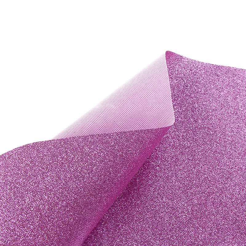 Manufacturers Directly Supply Glitter Pu Non-Woven Fabric Glitter Mirror Punching Bright Powder Special Bags Environmental Protection Leather Wholesale Application Scenario