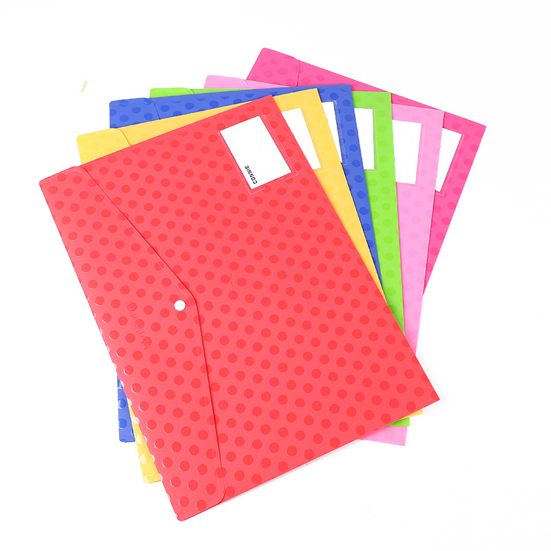 Direct sales of FC file bags, transparent file bags, plastic document bags, office documents, contract storage clips, snap bags