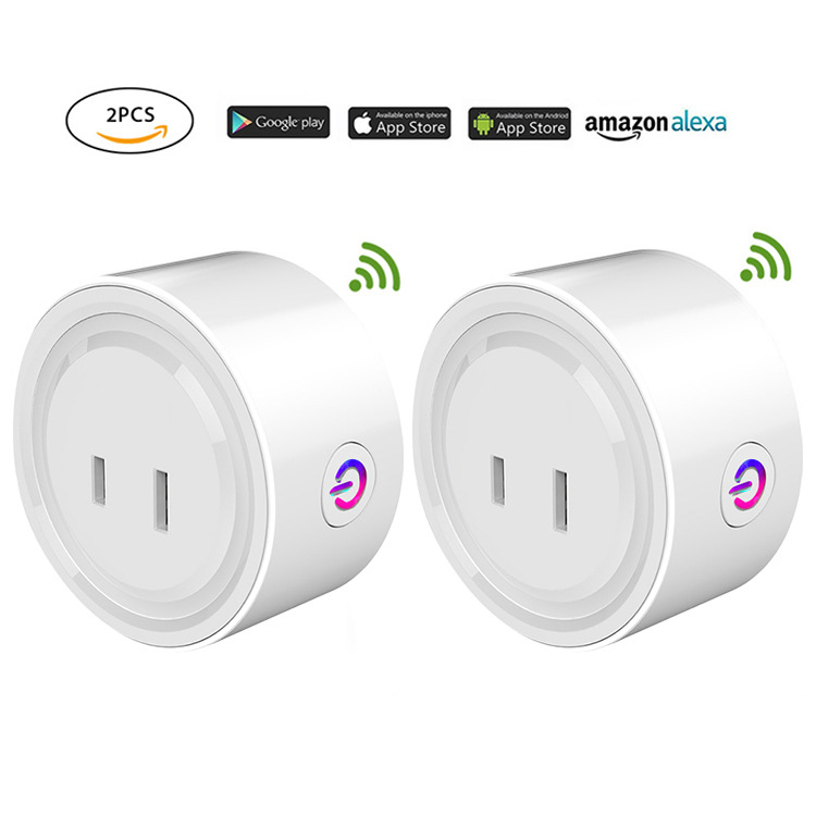 Japanese WiFi socket cross-border supply, Japanese two-pin socket Alexa smart socket