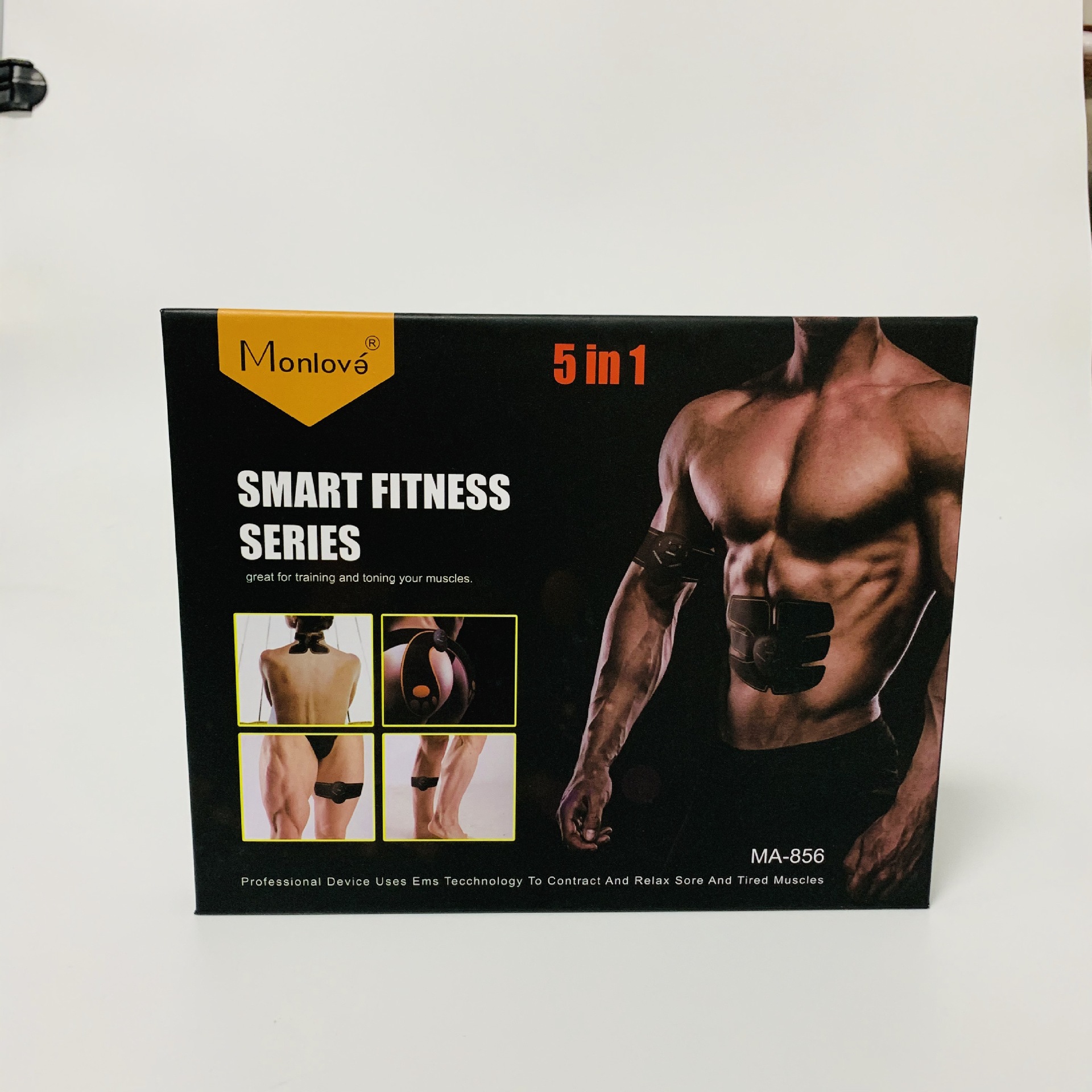 5合1EMS智能健身仪腹肌贴塑身减腹运动家用锻炼懒人健腹器材图