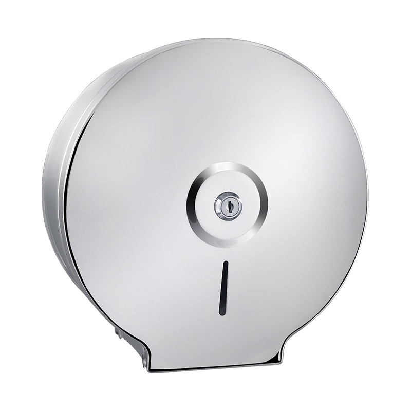 Large roll paper boxes, stainless steel public restrooms, hotel toilets, wall-mounted waterproof toilet paper racks, large plate tissue paper racks Item Picture