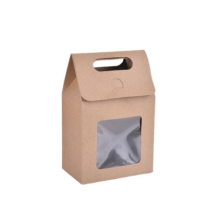 We can supply flip-top simple kraft paper gift boxes, brand-new window-opening gift bags and creative candy packaging paper bags Item Picture