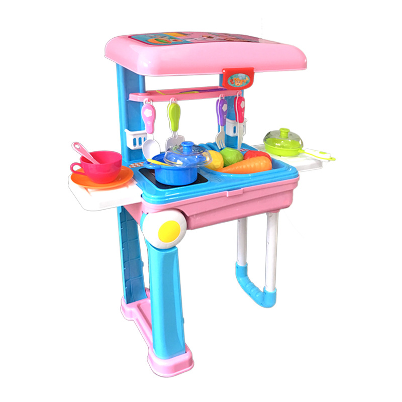 One-piece consignment mini children's trolley case toy, girl's house play set, simulation dressing table Application Scenario