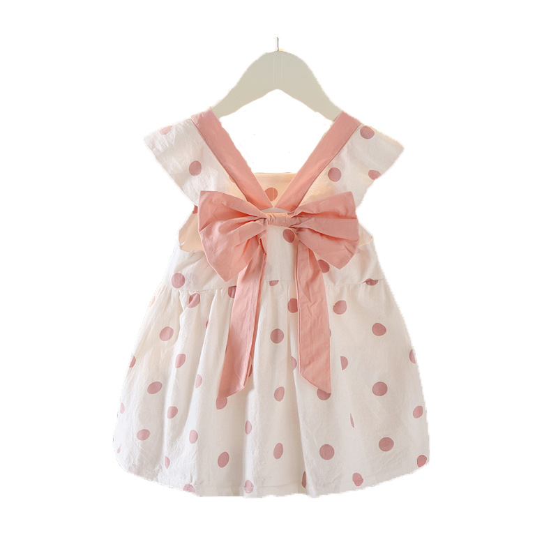 Girls' dress, summer wear, 2020 new style baby vest dress, little fairy, stylish princess halter dress Item Picture