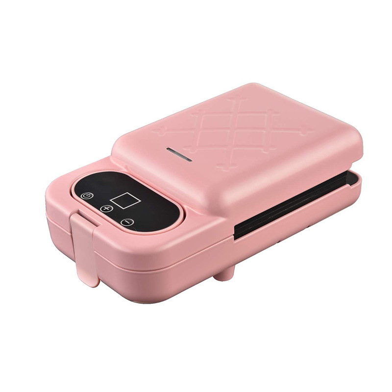 Electric sandwich four-in-one fully automatic breakfast digital display stainless steel multi-functional intelligent sandwich breakfast machine details Picture