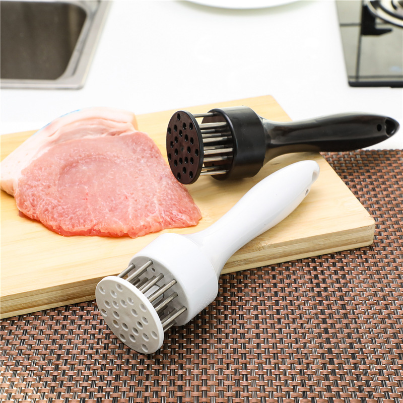 亚马逊 ebay牛排猪排快速松肉针 实用不锈钢嫩肉器 嫩肉锤敲肉锤