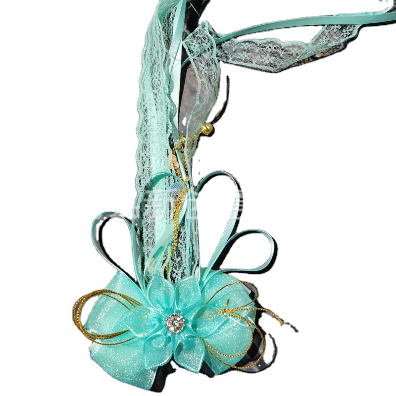 National trend series Hanfu flower headwear, fairy bow, fairy boy ancient-style ribbon hair accessory, princess hair flower, Chinese-style hair clip Item Picture