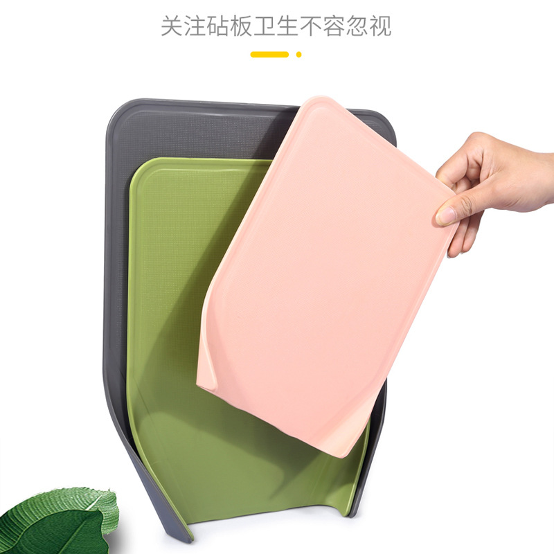 Creative Standing sorting Cutting board Three-piece kitchen home Cutting board Plastic cutting board Cutting fruit baby food Application Scenario