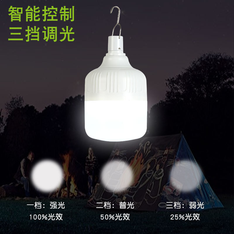 led rechargeable bulbs, night market street stalls, outdoor portable camping lamps, usb charging emergency lights, power failure lighting bulbs details Picture