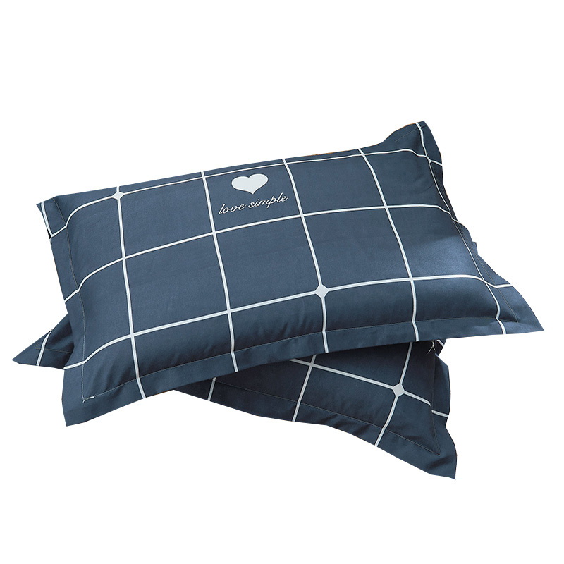 Wholesale Pillowcase Pillowcase Ground Wool Breathable Single Single 74*48Cm Student Cross Border Pair Pat 2 Item Picture