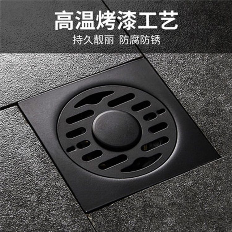 Thickened Floor Drain Anti-Bedbug Inner Core Sewer Three-Way Toilet Bathroom Balcony Washing Machine Drain Pipe Invisible Copper Application Scenario