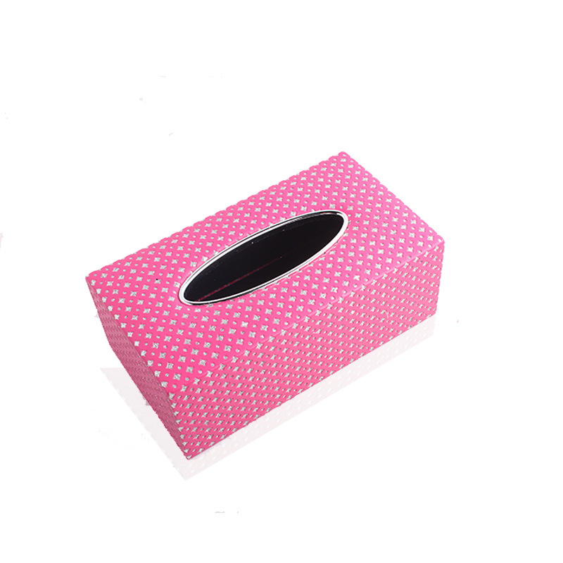 2020 Commercial Hotel Rectangular Bottom Opening Leather Paper Box Home Living Room Car Extraction Tissue Box