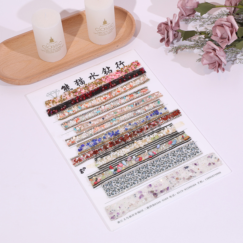 Color Resin Drill Paste Handmade Diy Clothing Luggage Accessories Hot Drill Rhinestones Accessories Manufacturers Direct Supply Application Scenario