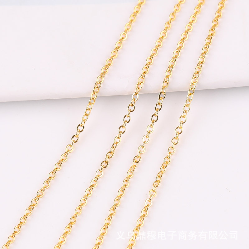 diy jewelry accessory materials: Fine chains, tassels, chains, iron chains, earrings, necklaces, connecting chains Specification image