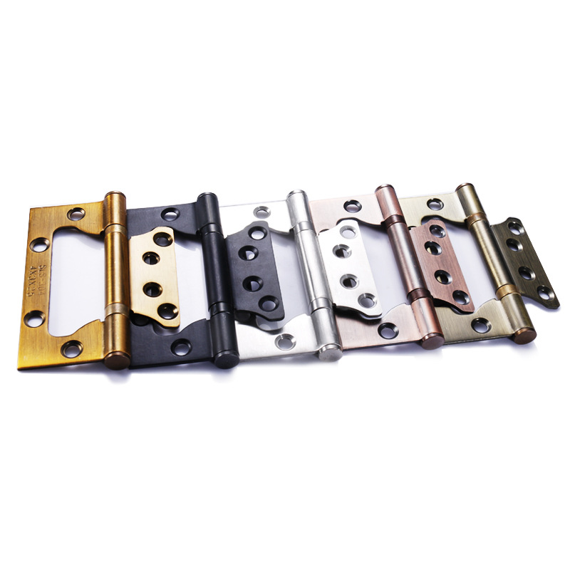 Silencer Mother Hinge Slotted Butterfly Hinge Doors And Windows Five Gold Mother Hinge Hardware Hinge Application Scenario