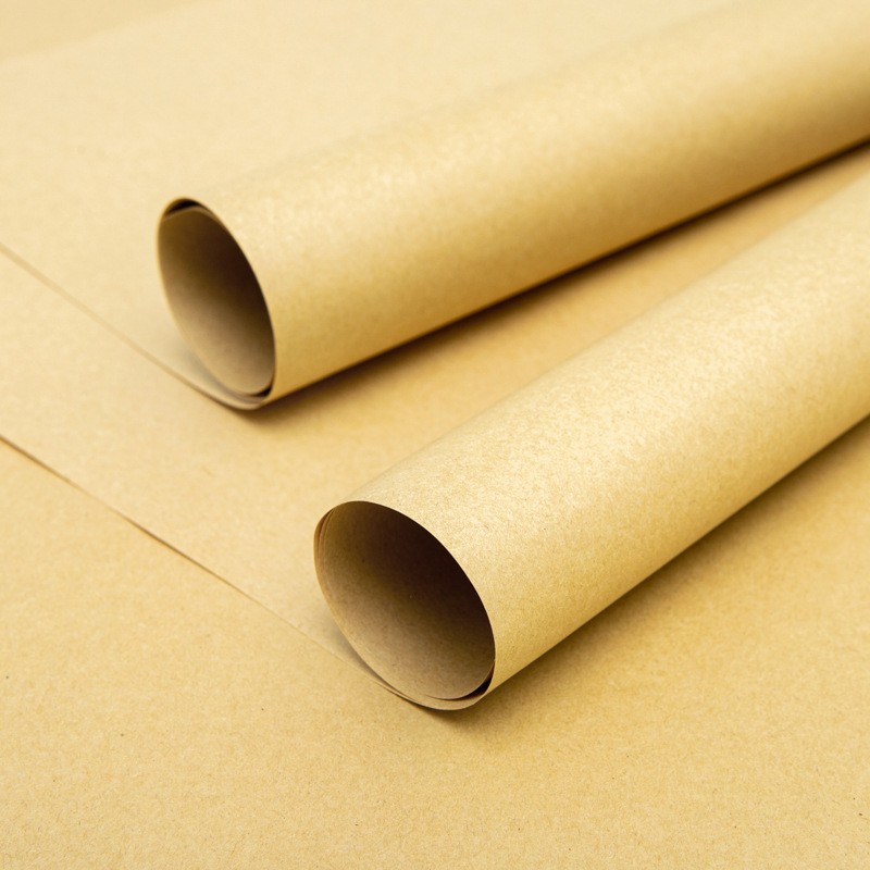 Solid color newspaper Vintage old kraft paper double-sided background paper wrap book paper Gift bouquet wrapping paper flower wrap floral paper details Picture