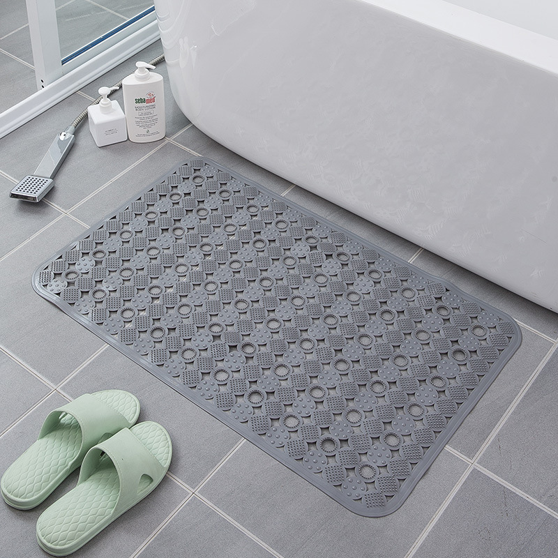 浴室防滑垫淋浴房家用洗澡间地毯pvc地垫卫生间厕所防水按摩垫子