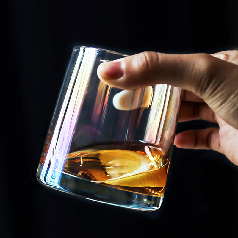 Nordic dazzling transparent beverage cups, creative drinking cups, juice cups, whisky glasses, glass cups, mouthwash cups, simple and elegant Application Scenario