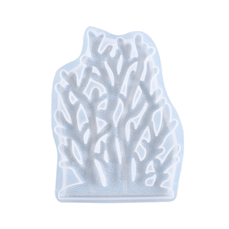 diy cristal goteo molde creativo look coral swing mesa ornamentos molde de silicona en stock al por mayor Item Picture