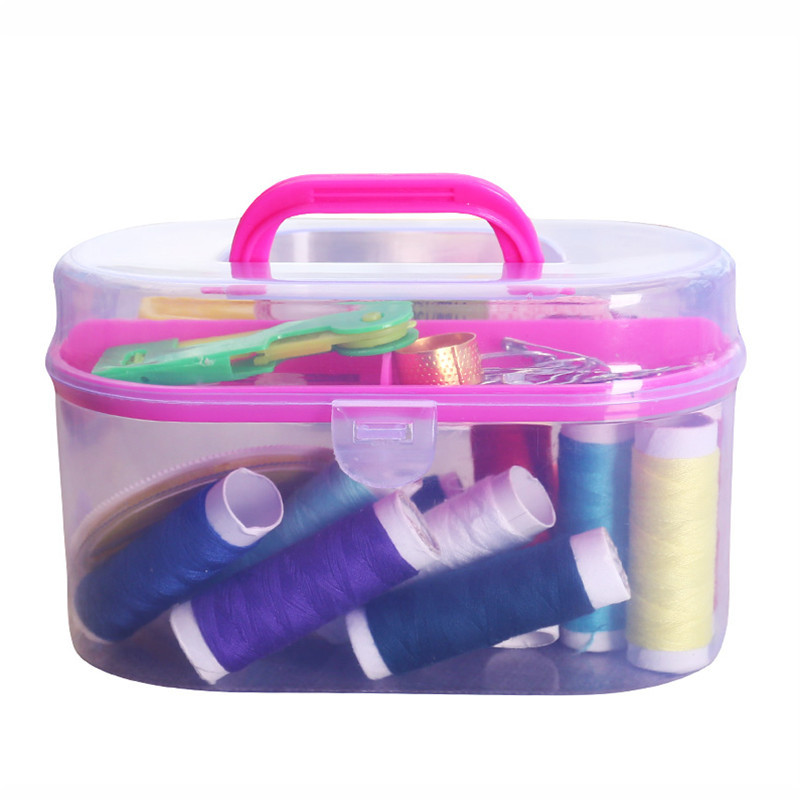 10-piece needle and thread set, tool needle and thread bag, needle and thread box set, sewing machine thread, home accessories with circular needle Item Picture