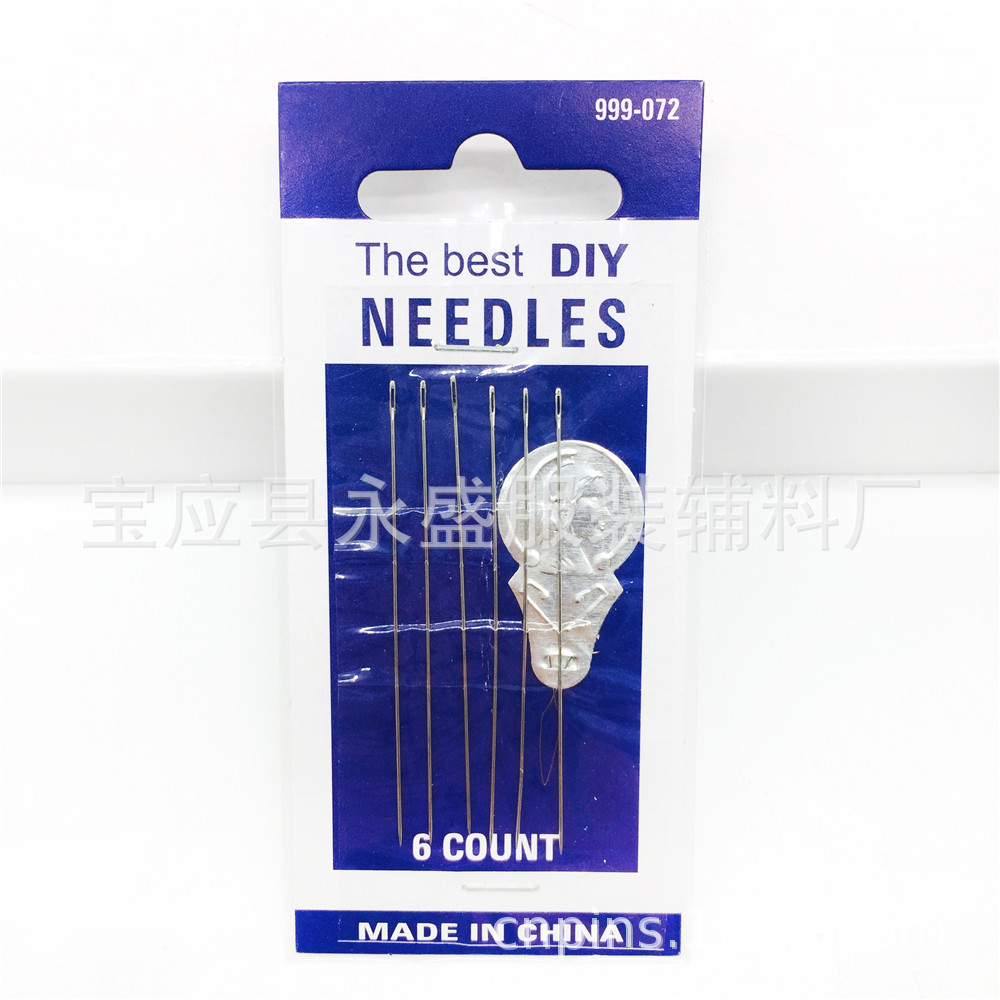 6 sets of beading needles with a threading tool for home use. For elderly people to string beading, join hands with the sewing needle and card suction manufacturer for wholesale details Picture