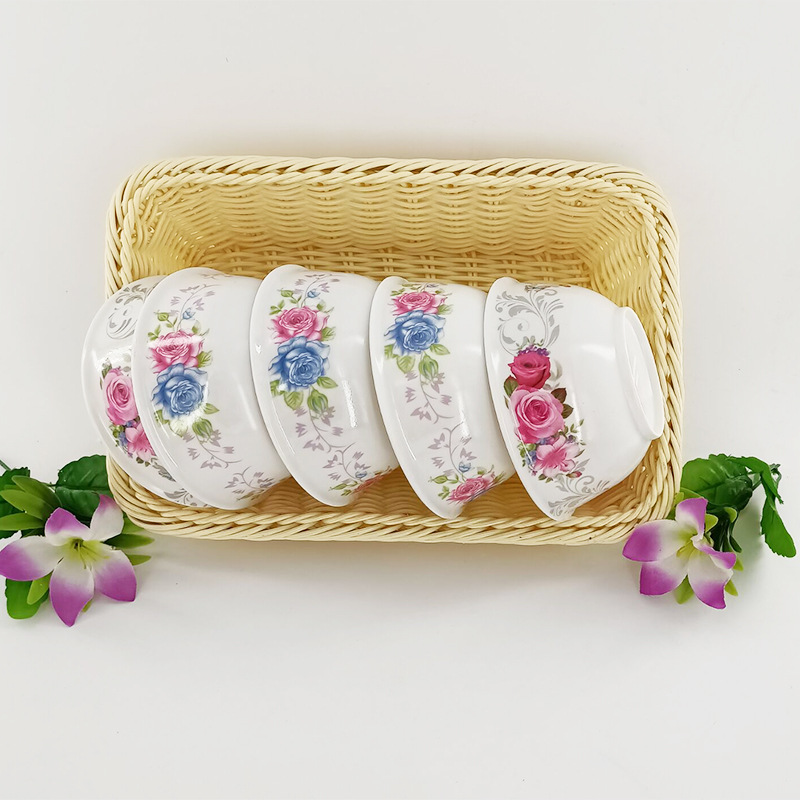 Melamine small bowls, commercial rice bowls, canteen plastic porridge bowls, anti-drop small soup bowls, restaurant hot pot dipping sauce bowls, seasoning bowls