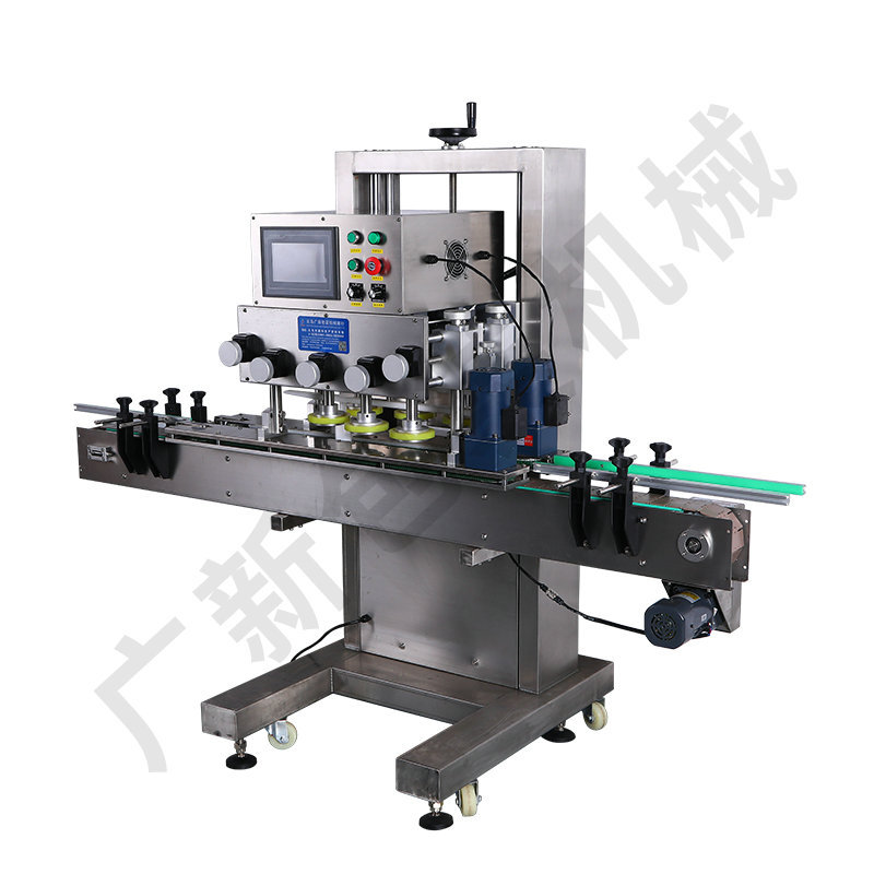 Guangxin fully automatic rapid capping machine processes and customizes in-line capping plastic bottle capping production lines Application Scenario