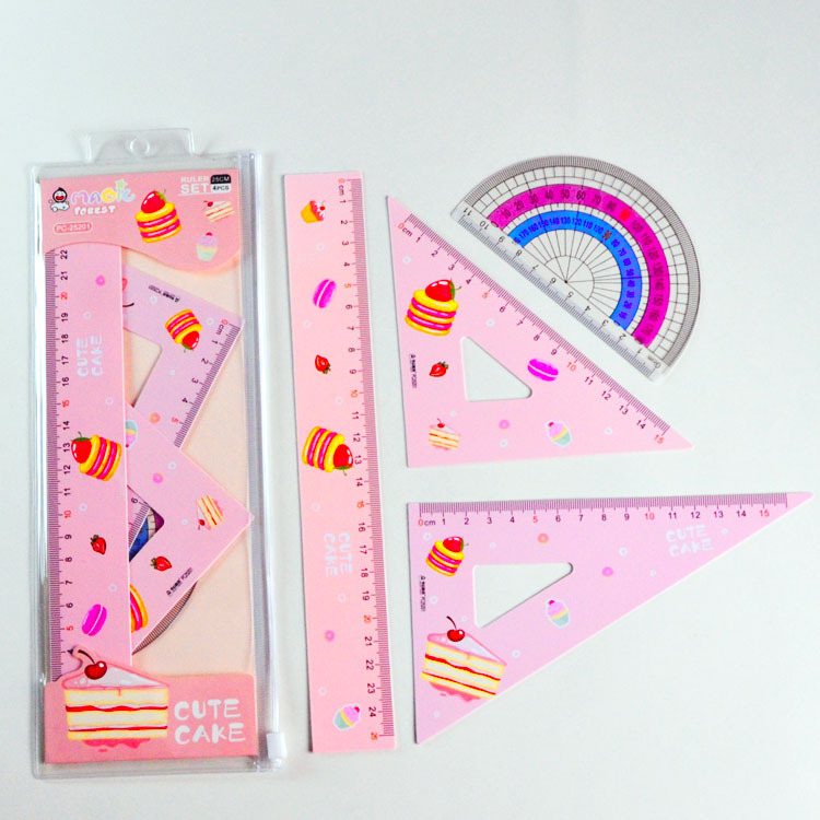 The Jungle Book PVC student set ruler protractor triangle ruler set custom ruler Item Picture