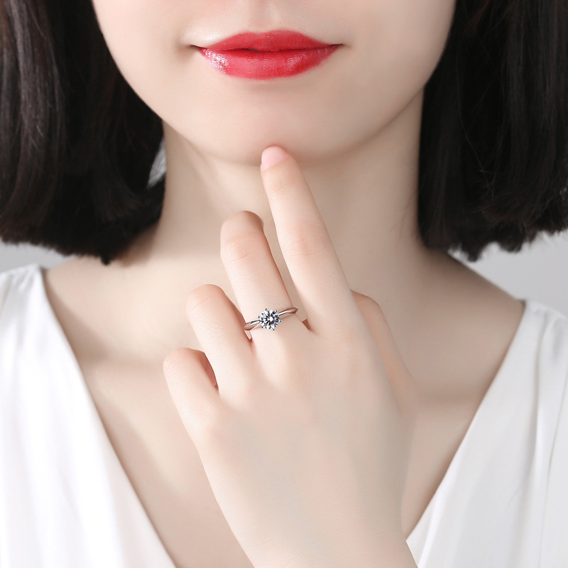 925纯银戒指/银戒指女个性/银蒂/戒指女叠戴简约/儿童发夹细节图