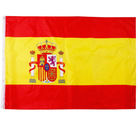 厂家供应西班牙国旗 4号丝网印春亚纺90*150西班牙旗帜