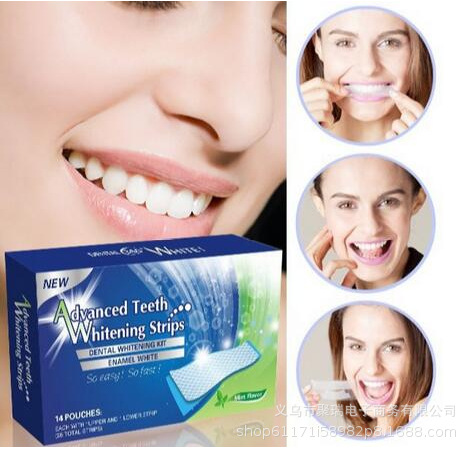 新款去黄牙贴/Teeth/Whiten白底实物图