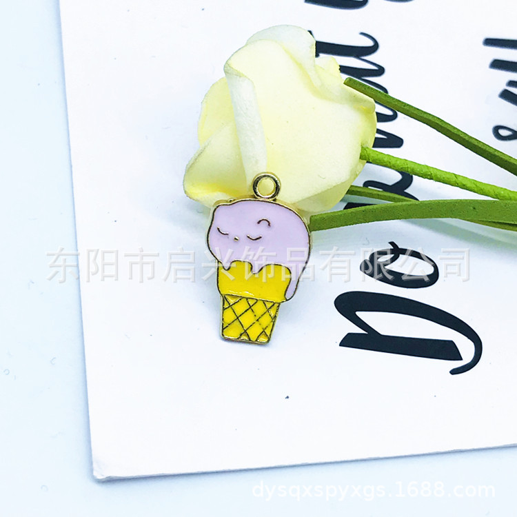 DIY jewelry accessories, Korean cute painting oil pendants, hanging ropes, decorative items, factory direct sales Specification image
