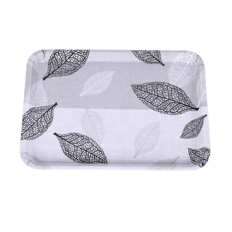 Nano Dish Rectangular Tray Personality Simple Light Fruit Storage Tray Drink Coffee Tea Dinner Plate Dish Item Picture