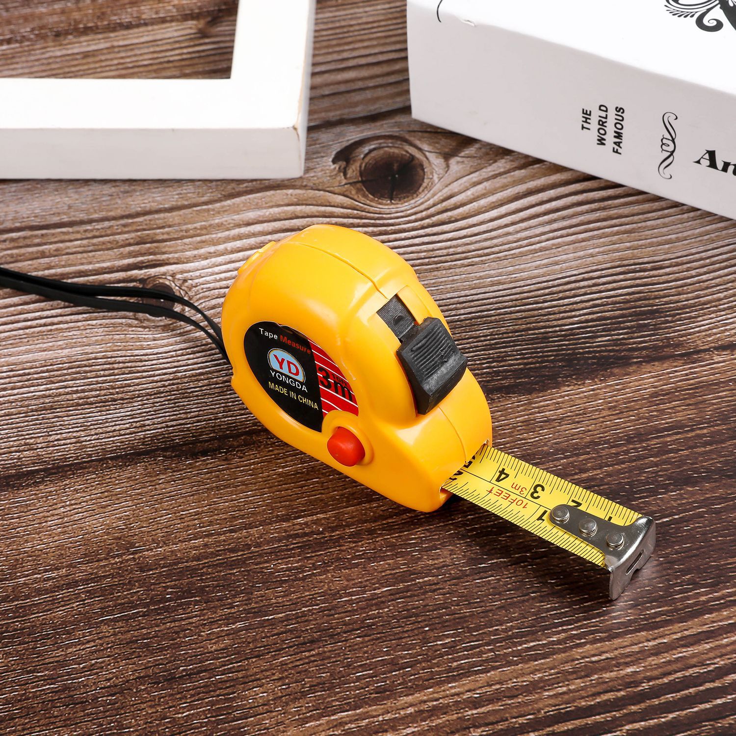 Metal Tools Injection Molding Housing Steel Tape 5 Meters Tape Multi-Specification Durable Tape Wholesale High Precision Centimeters Specification drawing
