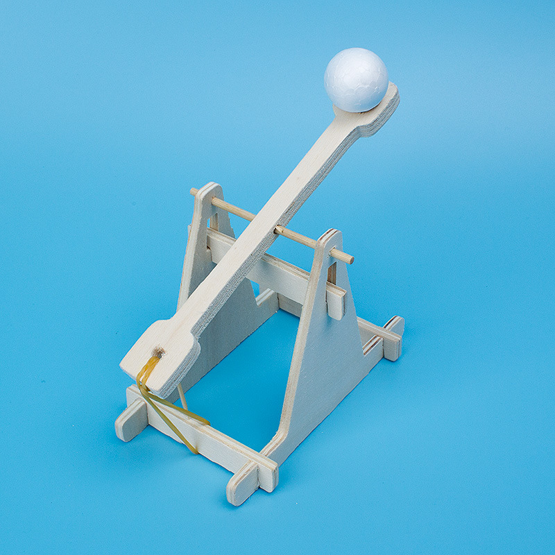 Wooden Trebuchet Technology Small Invention Diy Material Throwing Ancient Trebuchet Siege Trebuchet Specification drawing