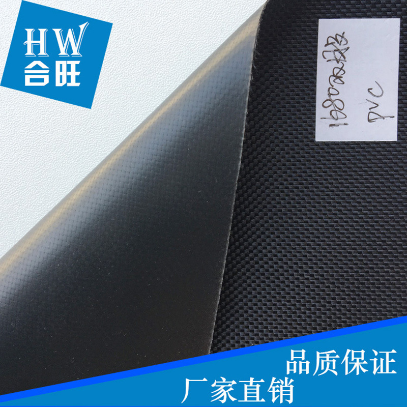 Oxford computer bag cloth impermeable 1680D doble ply PVC negro oxford leather bag fabric fabricantes Specification image