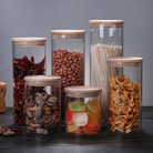高硼硅玻璃收纳盒 透明五谷杂粮食品保鲜盒 高硼硅密储物罐