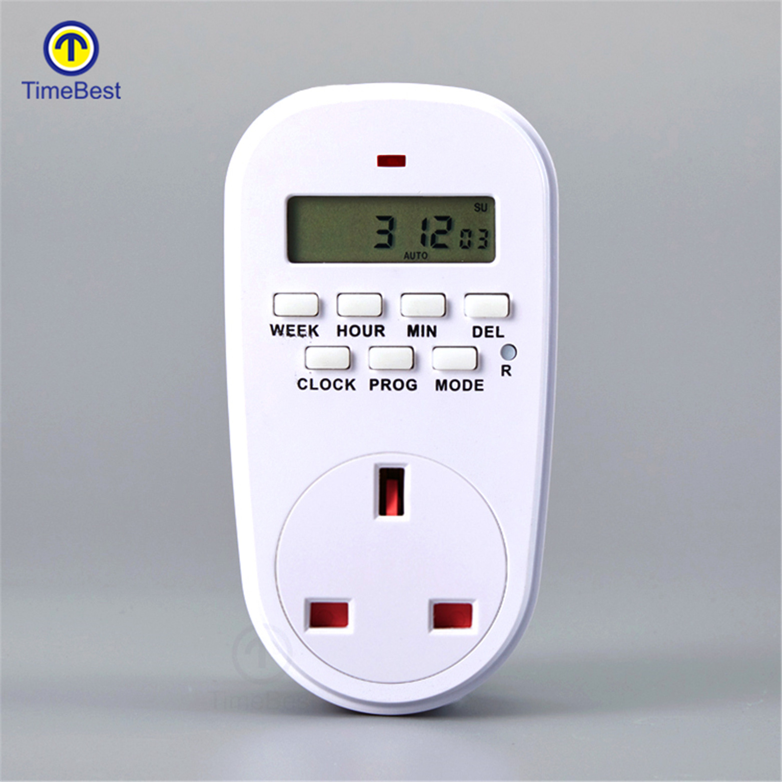 UK smart switch timing socket wholesale 24 hours electronic smart charge timer switch plug
