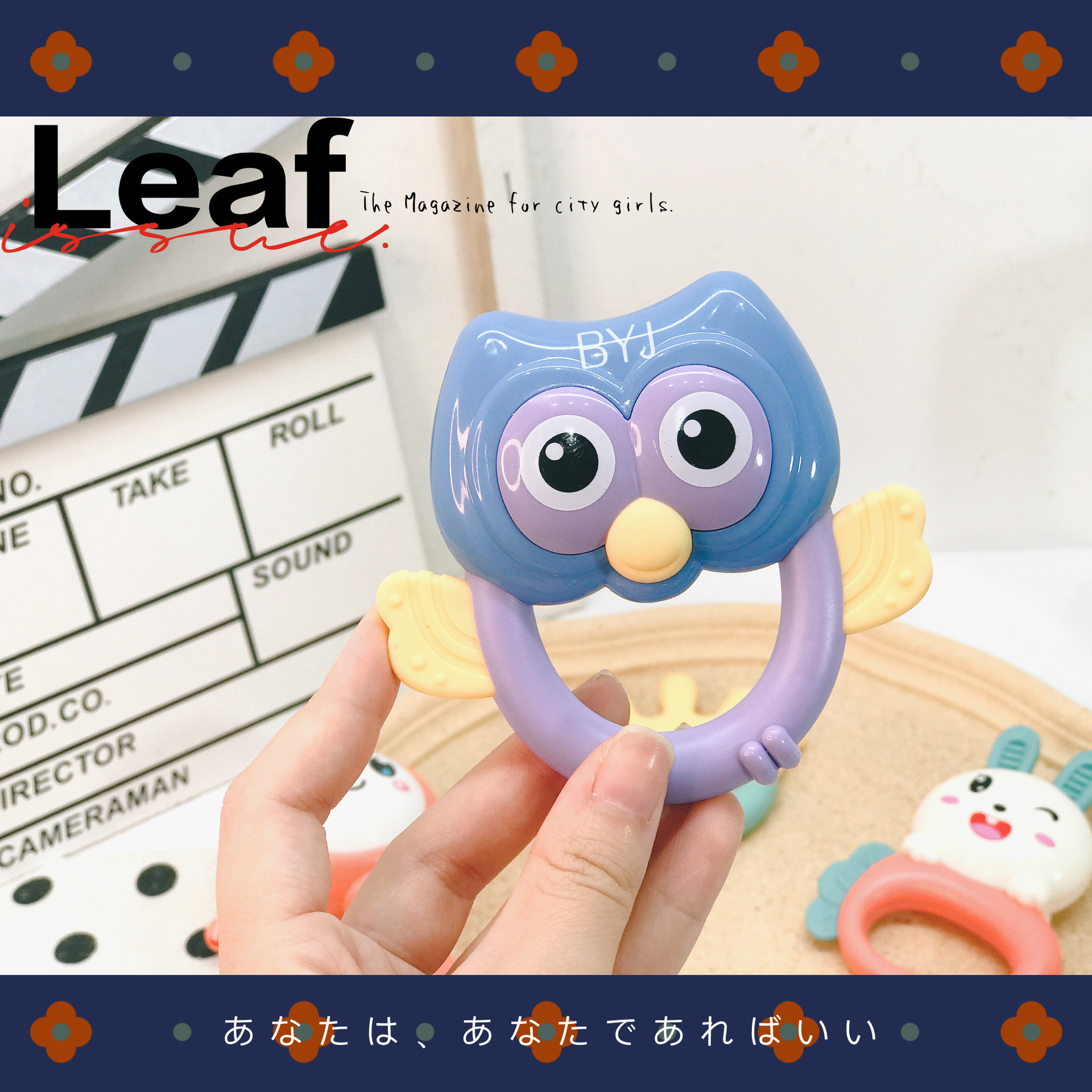 Baby toys such as hand-cranked bells can be used to bite babies aged 3 to 12 months. Newborn babies can hold musical rattle drums with their hands, which is beneficial for their development Application Scenario