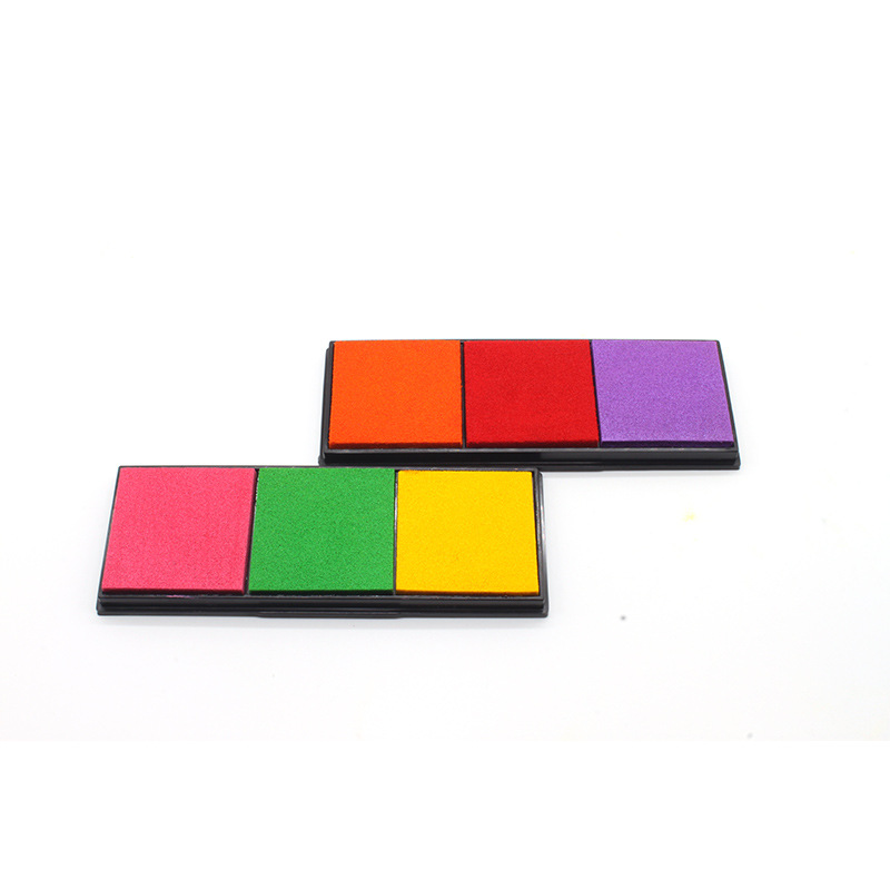 Watercolor ink pad 2211 thickened sponge ink pad rubber stamp, large color ink pad ins planner stamp paste Specification image